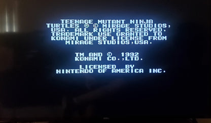 TMNT 3 NES Video Game Cartidge Nintendo Entertainment System