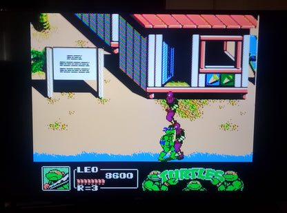 TMNT 3 NES Video Game Cartidge Nintendo Entertainment System