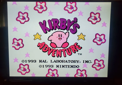 Kirby's Adventure NES Video Game Nintendo Entertainment System 1993