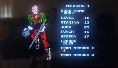 G.I. Joe American Hero NES Video Game Nintendo Entertainment System