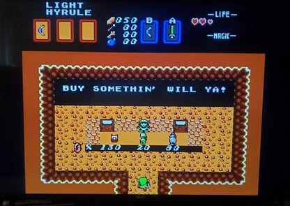 Zelda The Legend of Link NES Video Game Nintendo Entertainment System