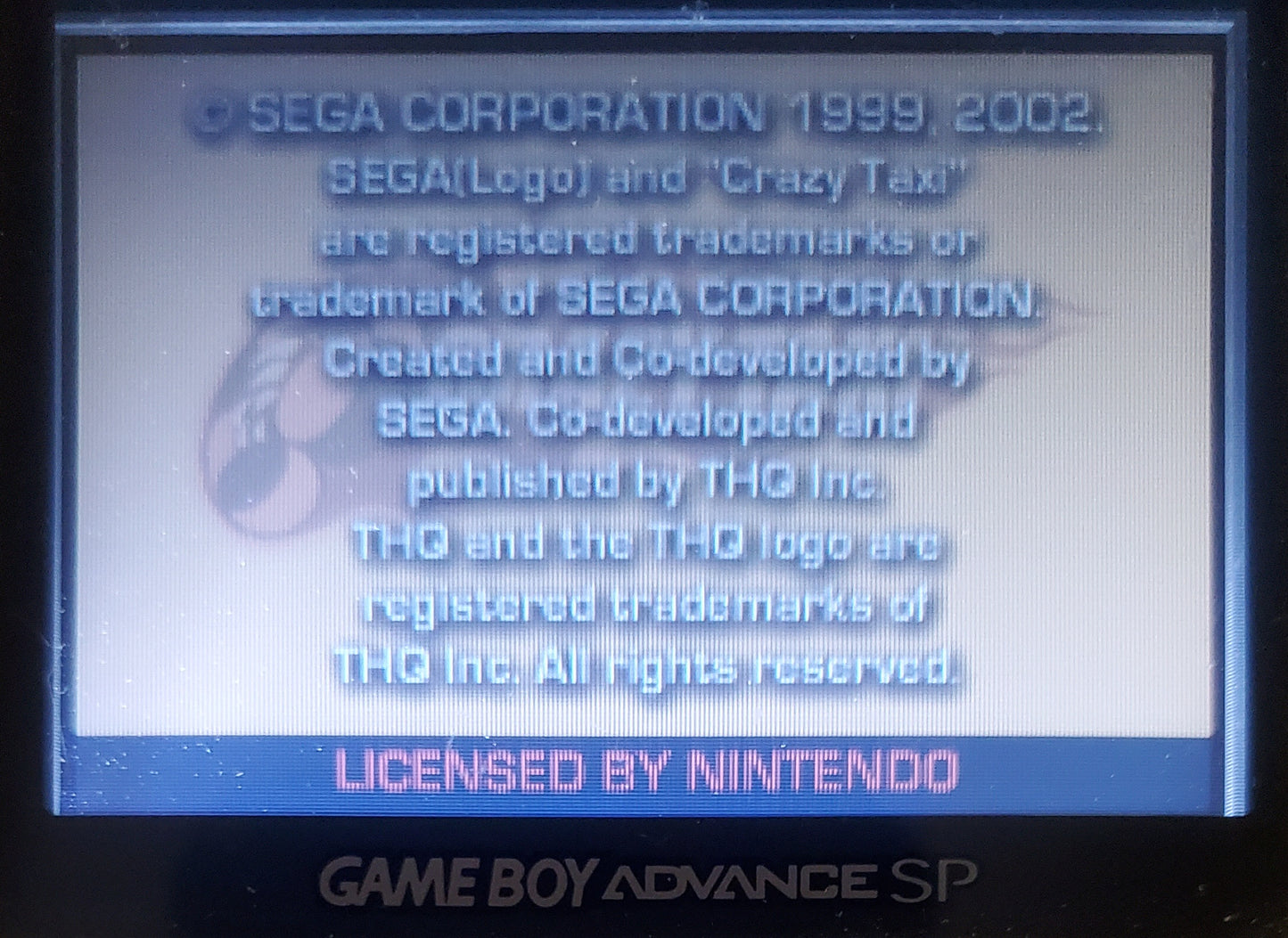 Crazy Taxi: Catch A Ride GBA Video Game Boy Advance 2003