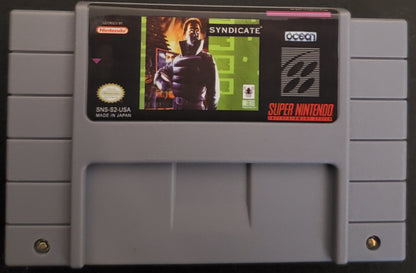 Syndicate SNES Video Game Cartridge Super Nintendo 1995