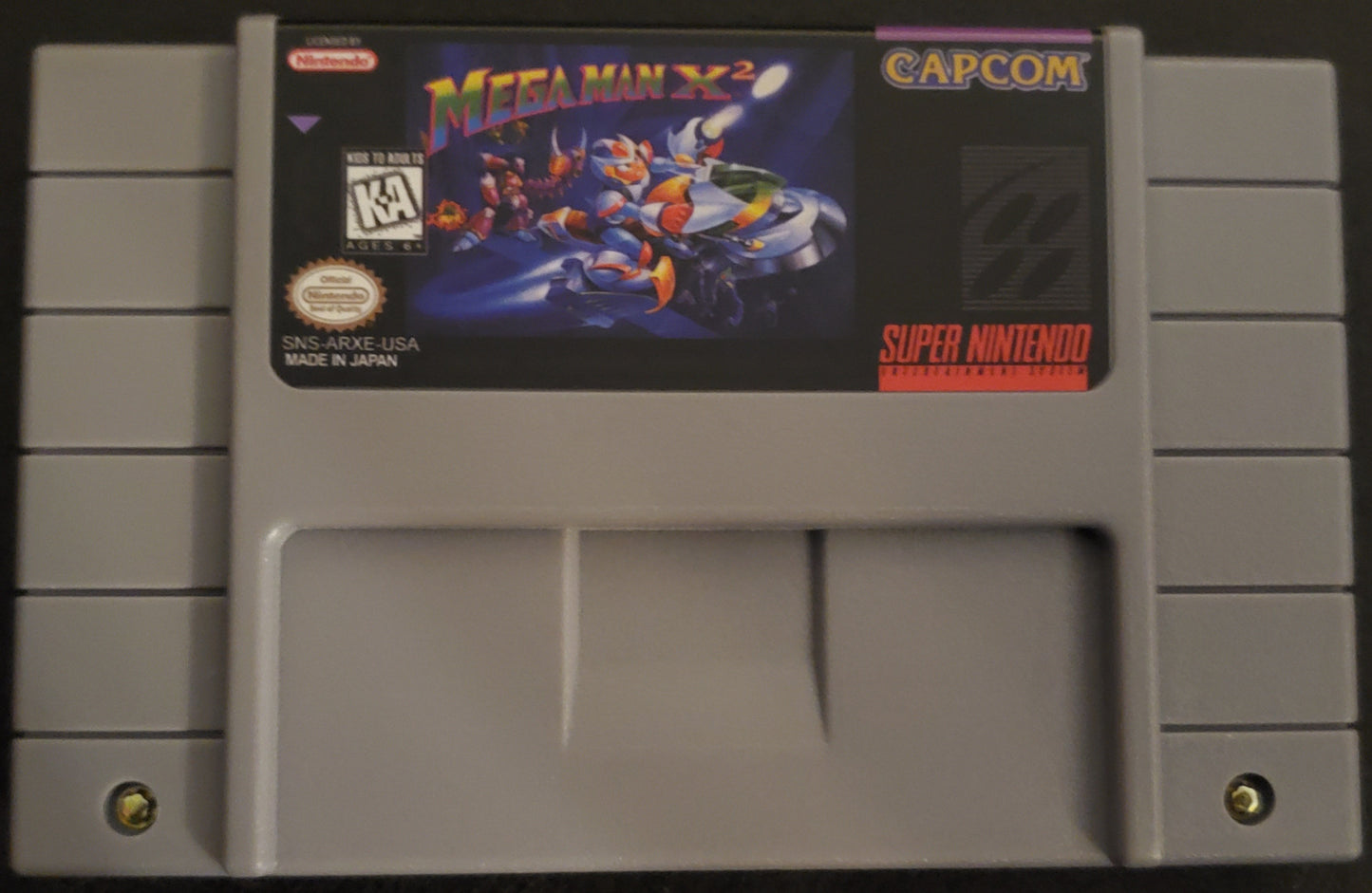 Mega Man X2 SNES Video Game Cartridge Super Nintendo 1994