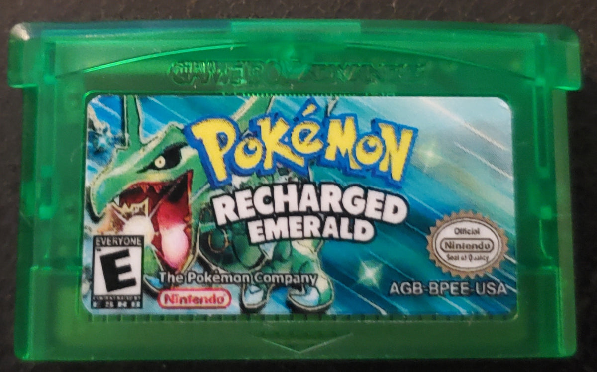 Pokemon ROM Hacks GBA Video Game Cartridges Custom Gameboy Advance