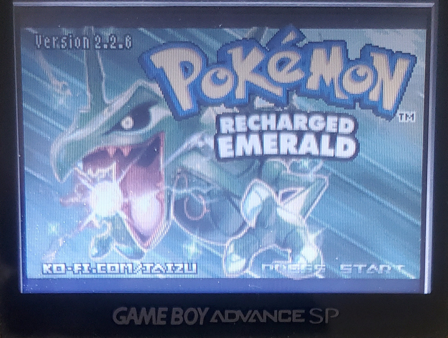Pokemon Recharged Emerald GBA Pokemon ROM Hack Video Game Boy Advance