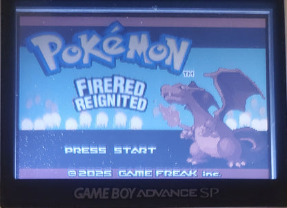 Pokemon FireRed ReIgnited GBA Pokemon ROM Hack Video Game Boy Advance