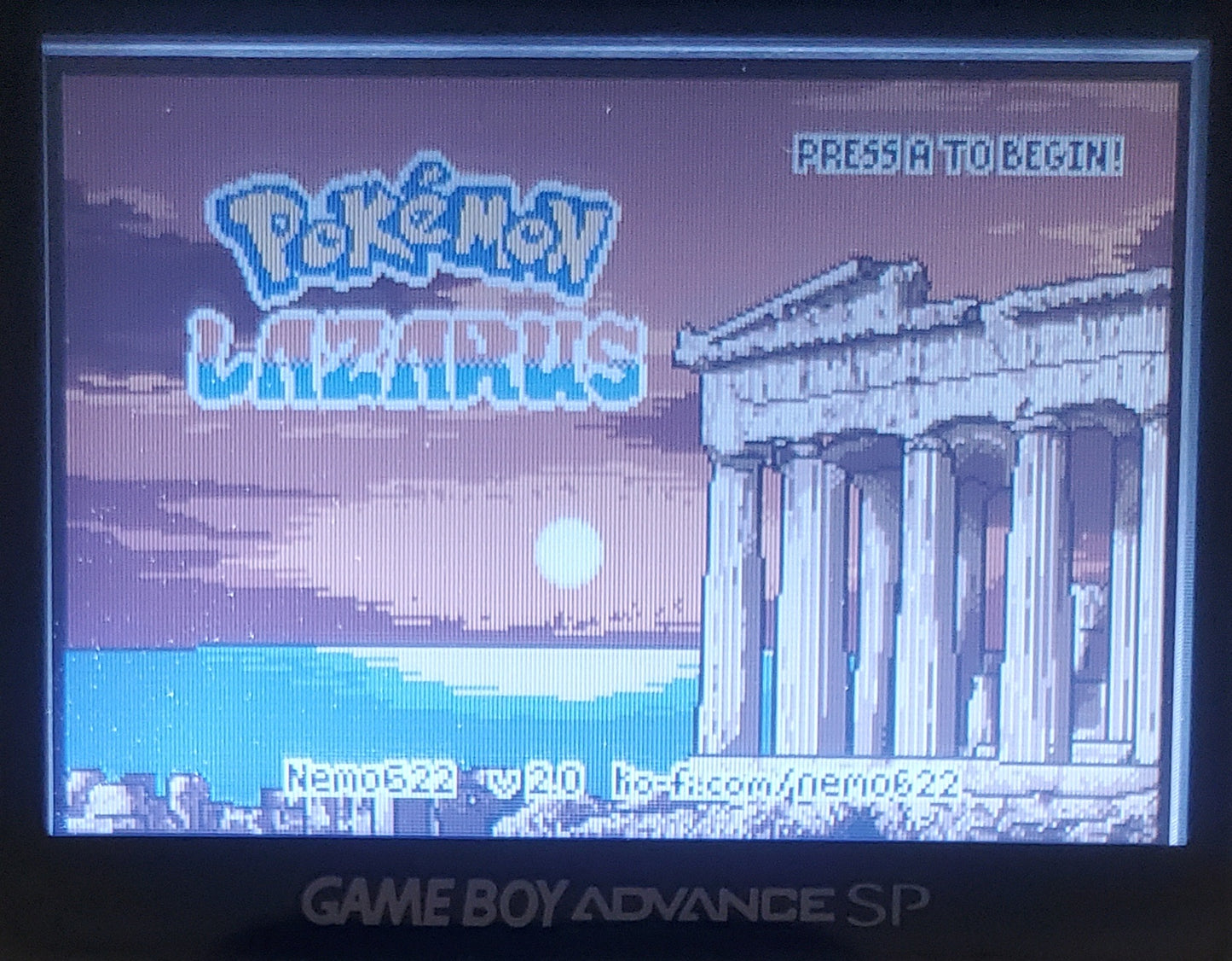 Pokemon Lazarus GBA ROM Hack Video Game Custom Gameboy Advance