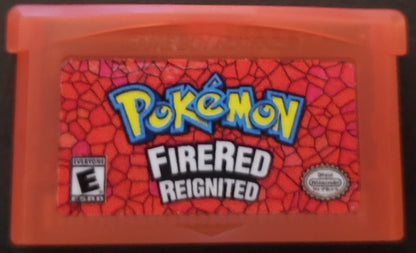 Pokemon FireRed ReIgnited GBA Pokemon ROM Hack Video Game Boy Advance