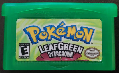 Pokemon LeafGreen OverGrown GBA Pokemon ROM Hack Video GameBoy Advance