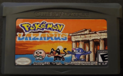 Pokemon Lazarus GBA ROM Hack Video Game Custom Gameboy Advance