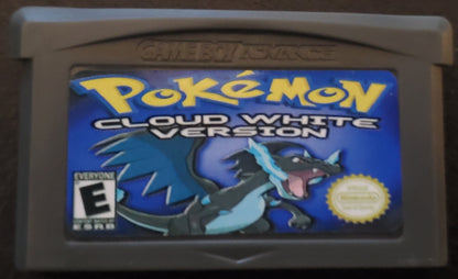Pokemon Cloud White 3 GBA ROM Hack Video Game Boy Advance