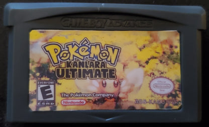 Pokemon ROM Hacks GBA Video Game Cartridges Custom Gameboy Advance