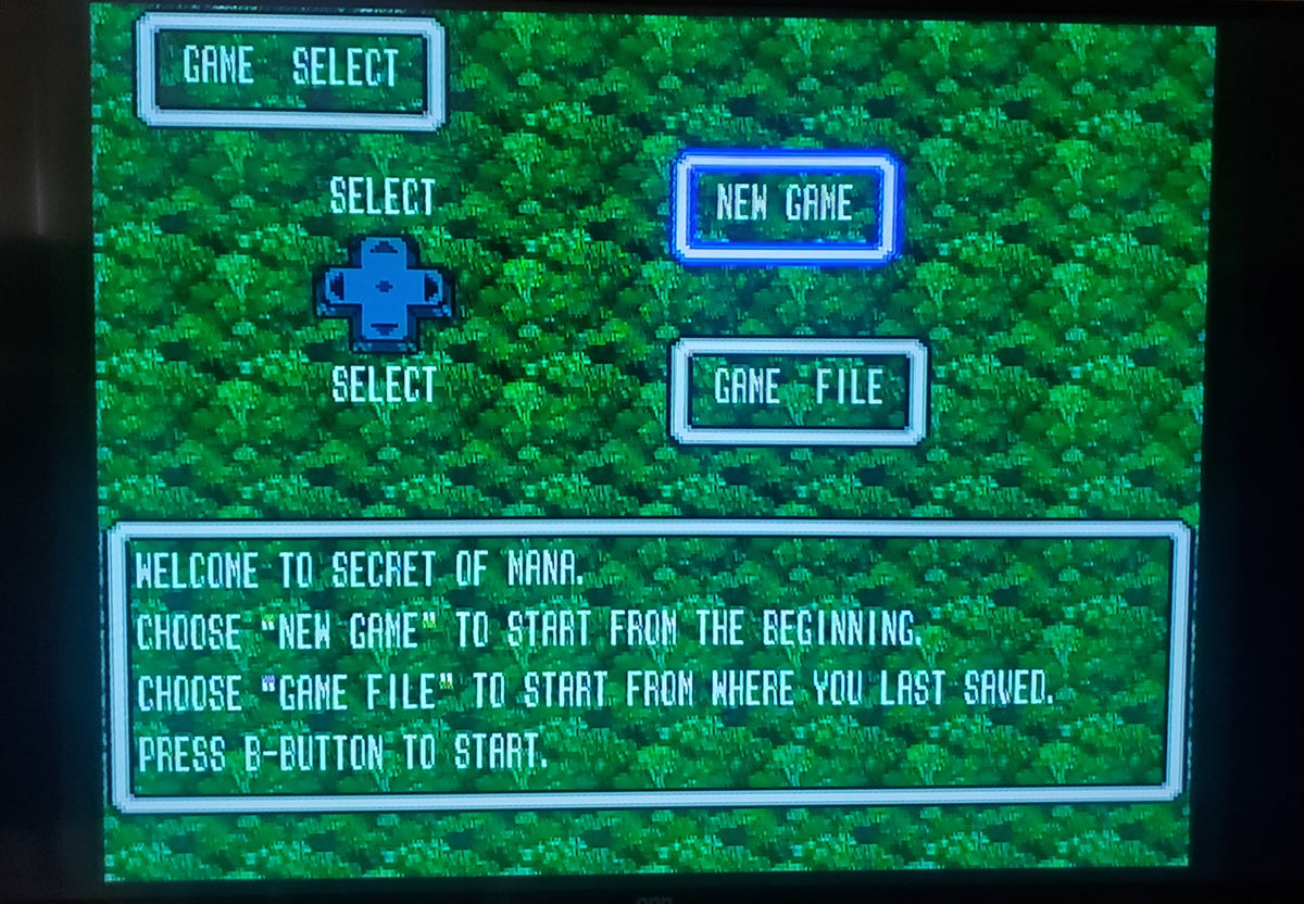 Secret of Mana SNES Video Game Cartridge Super Nintendo 1993