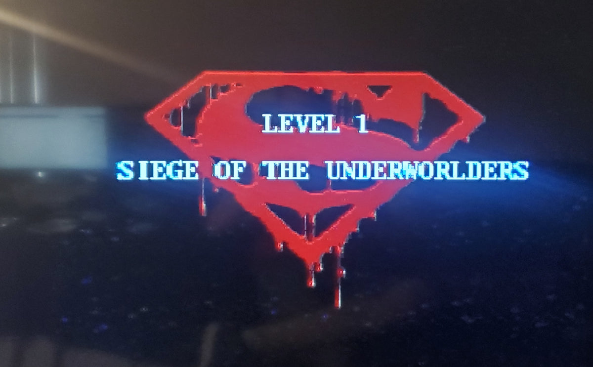 The Death and Return of Superman Sega Genesis Mega Drive Video Game