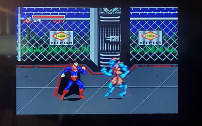 The Death and Return of Superman Sega Genesis Mega Drive Video Game