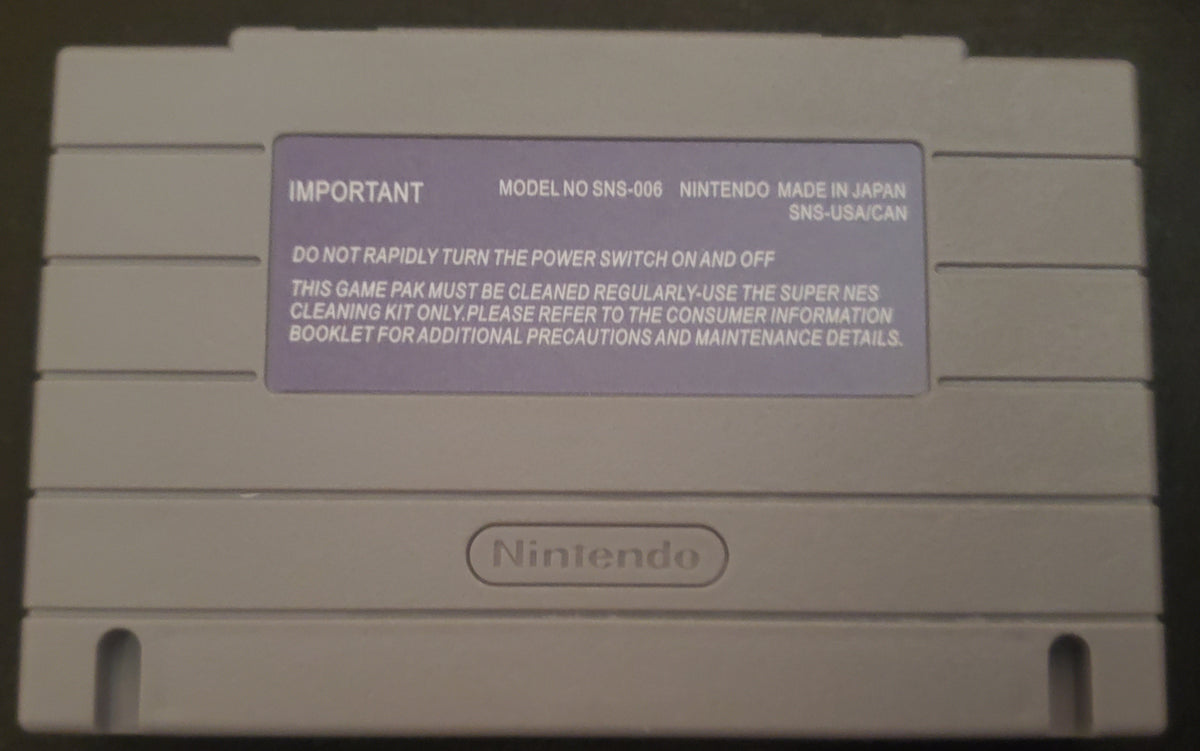 Metal Marines SNES Video Game Cartridge Super Nintendo 1993