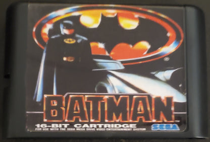 Batman Sega Genesis Mega Drive Video Game Cartridge 1990