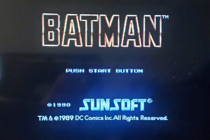 Batman Sega Genesis Mega Drive Video Game Cartridge 1990