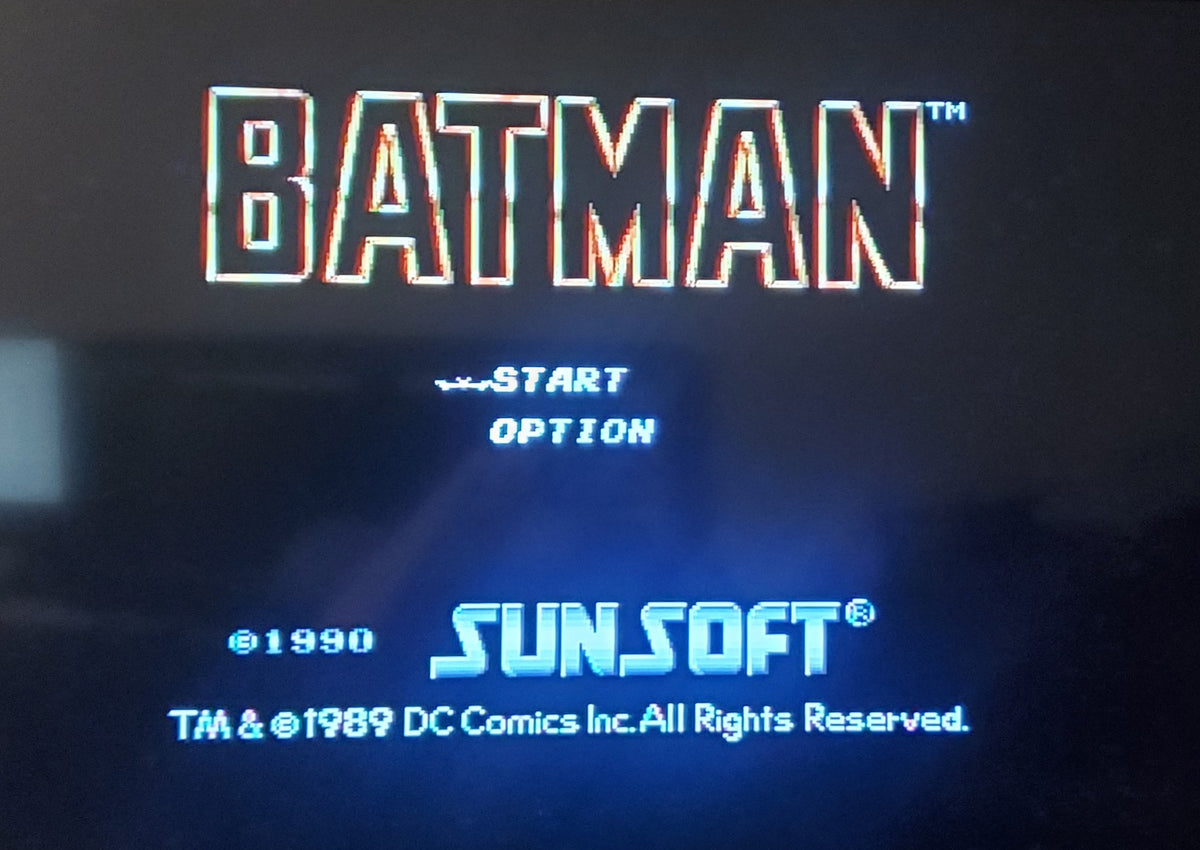 Batman Sega Genesis Mega Drive Video Game Cartridge 1990