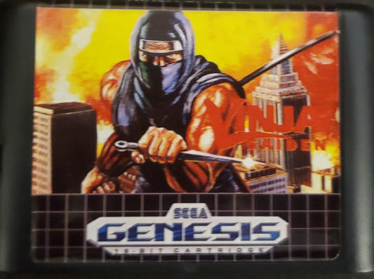 Ninja Gaiden Sega Genesis Mega Drive Video Game Cartridge 1992