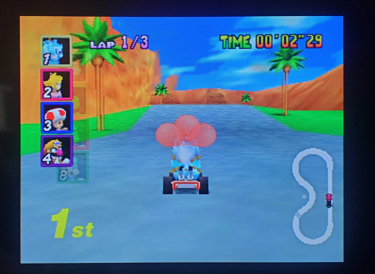 Mario Kart 64: Amped Up N64 Nintendo 64 Video Game Cartridge ROM Hack