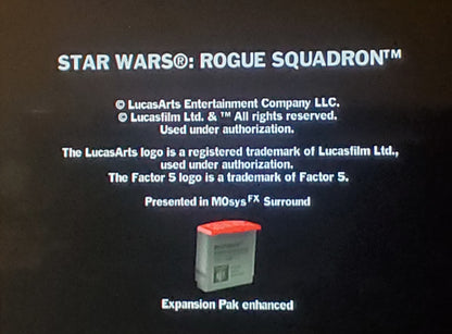 Star Wars: Rogue Squadron N64 Nintendo 64 Video Game Cartridge 1998