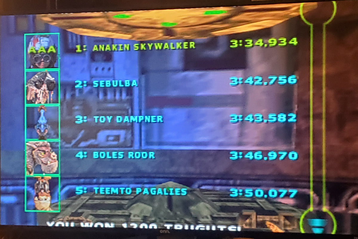 Star Wars Episode I: Racer N64 Nintendo 64 Video Game Cartridge 1999