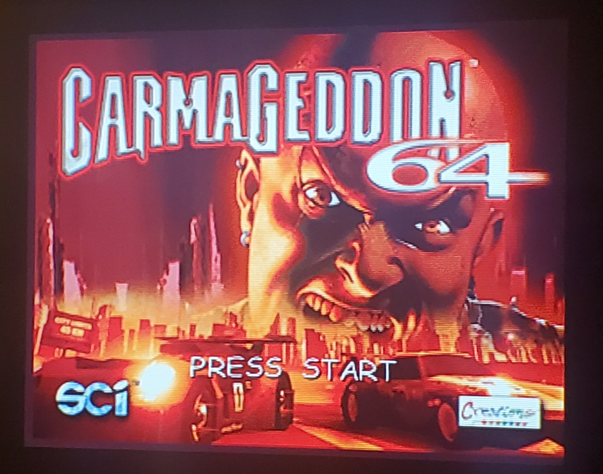 Carmageddon N64 Nintendo 64 Video Game Cartridge 2000