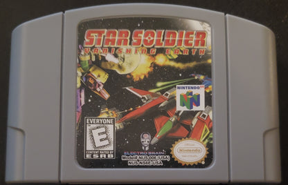 Star Soldier Vanishing Earth N64 Nintendo 64 Video Game Cartridge 1998