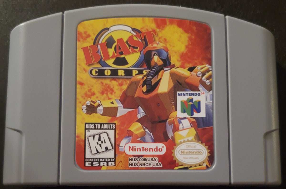 Blast Corps N64 Nintendo 64 Video Game Cartridge 1997