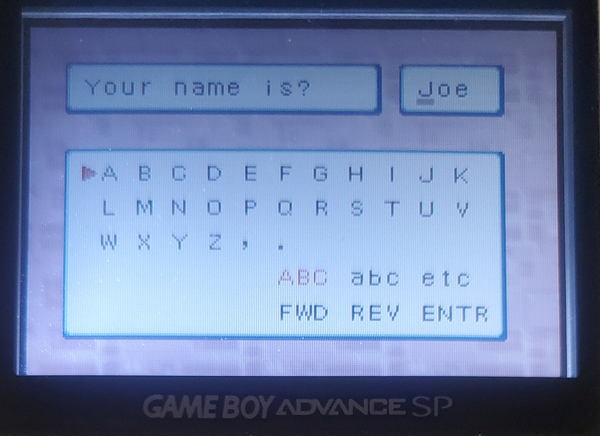 Car Battler Joe GBA Video Game Cartridge Game Boy Advance 2001