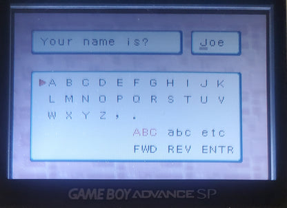 Car Battler Joe GBA Video Game Cartridge Game Boy Advance 2001