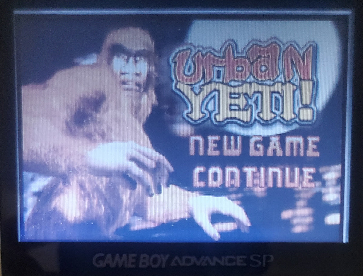 Urban Yeti GBA Video Game Cartridge Game Boy Advance 2002