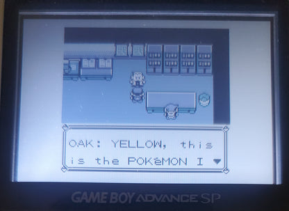 Pokemon Yellow Legacy GBA ROM Hack Video Game Boy Advance