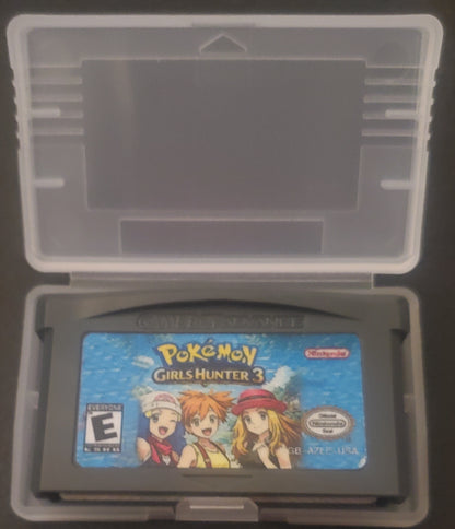 Pokemon Girls Hunter 3 GBA Pokemon ROM Hack Video Game Boy Advance