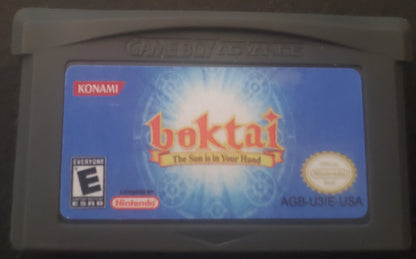 Boktai: The Sun Is in Your Hand GBA Video Game Boy Advance 2003