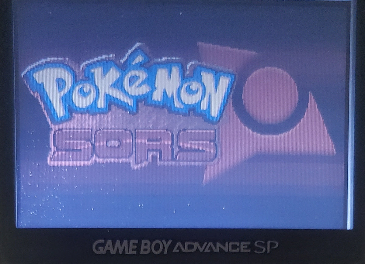 Pokemon SORS GBA Pokemon ROM Hack Video Game Boy Advance