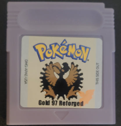 Pokemon Gold 97 Reforged GBC Video Game Gameboy Color ROM Hack