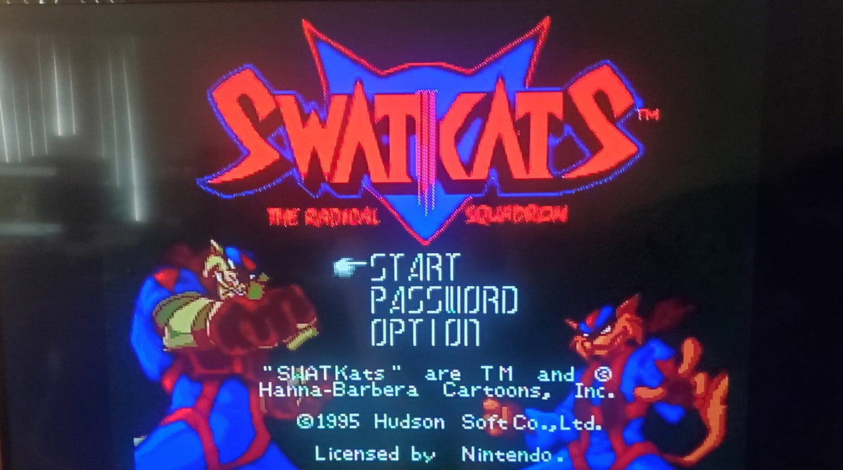 SWAT Kats: The Radical Squadron SNES Video Game Cartridge Super Nintendo