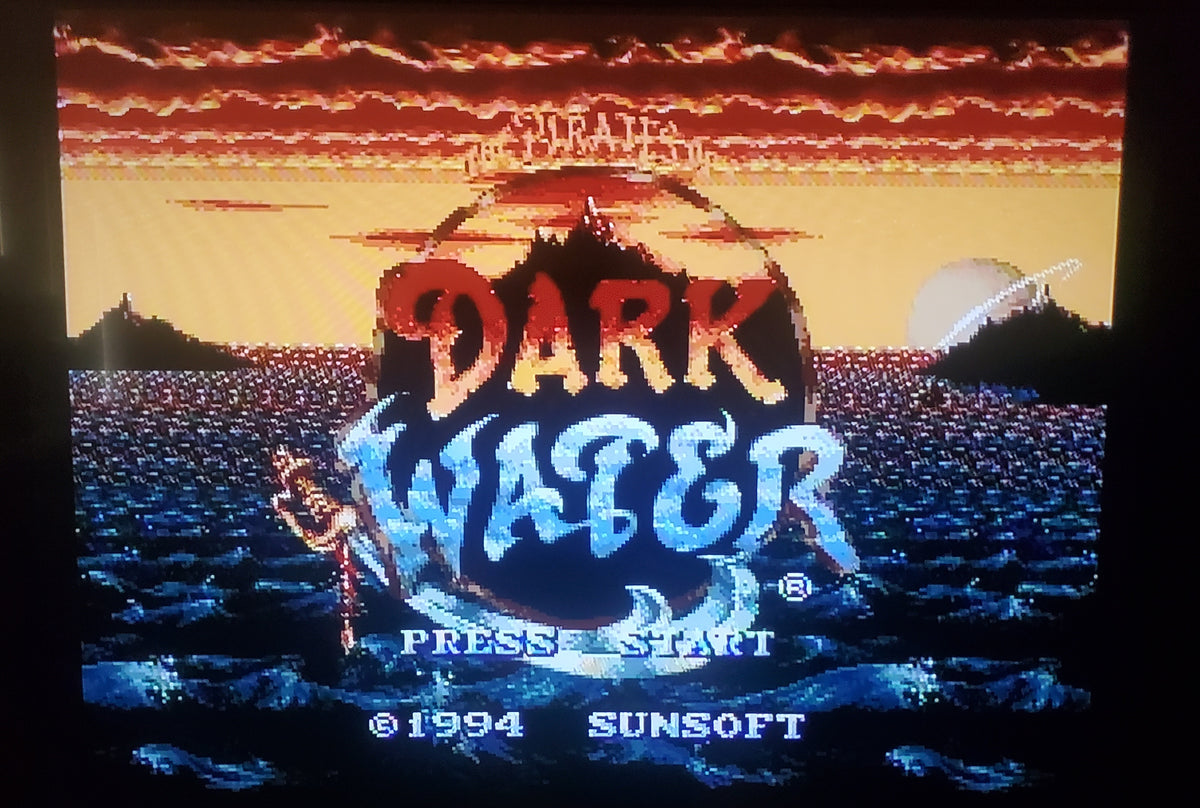 The Pirates of Dark Water SNES Video Game Cartridge Super Nintendo 1994