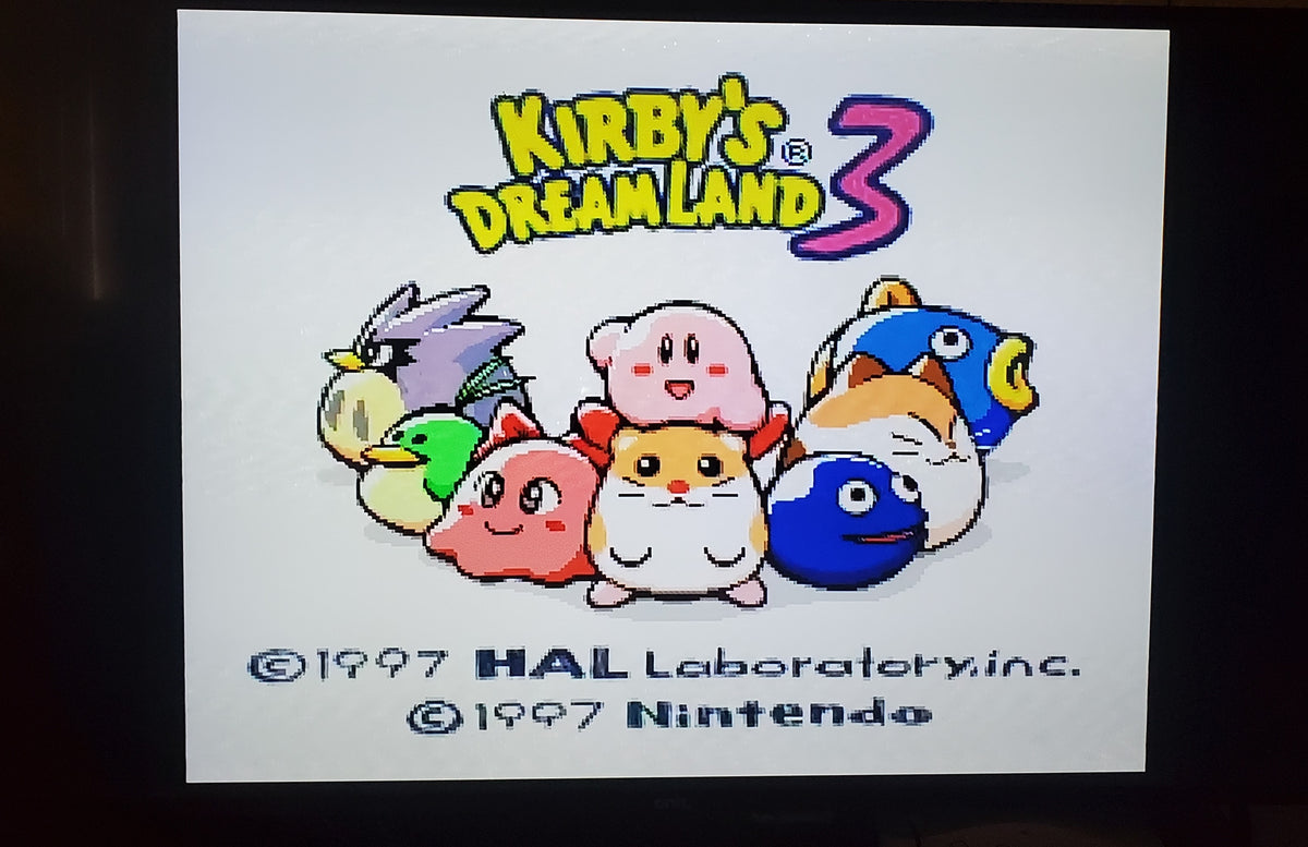 Kirby's Dream Land 3 SNES Video Game Cartridge Super Nintendo 1997