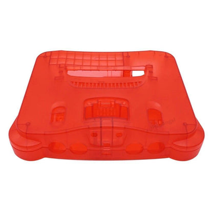 N64 Replacement Console Shell Housing Translucent Red Nintendo 64