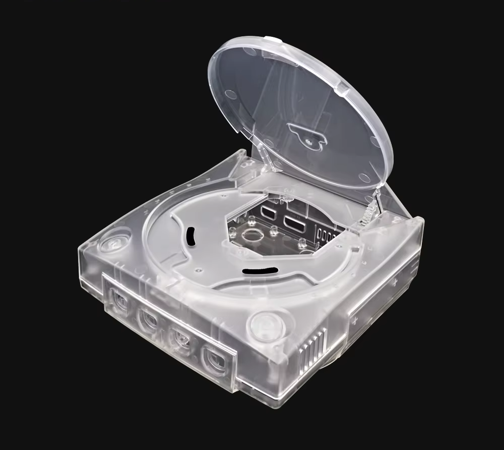 SEGA Dreamcast DC Blue Clear Yellow Replacement Console Shell Housing