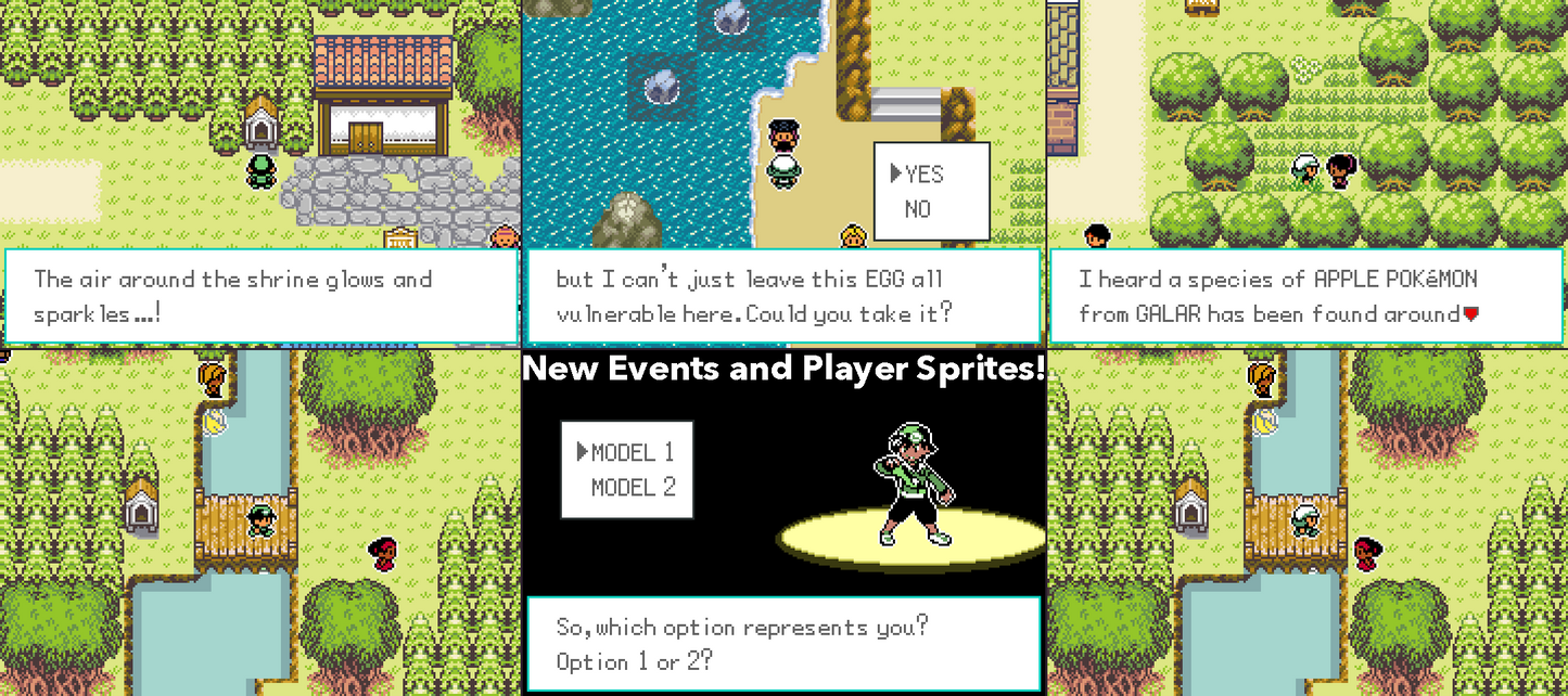 Pokemon Emerald Seaglass GBA Pokemon ROM Hack Video Game Boy Advance