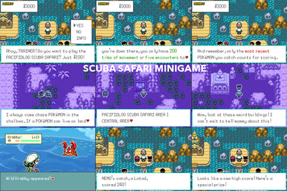 Pokemon Emerald Seaglass GBA Pokemon ROM Hack Video Game Boy Advance