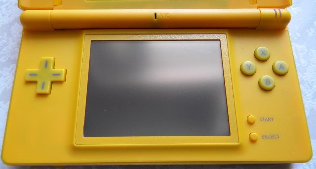 Nintendo DS Lite Console DBZ Yellow Goku NDS, DSL, DSi, and GBA
