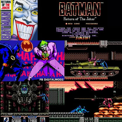 Batman Return of the Joker NES Video Game Nintendo Entertainment System