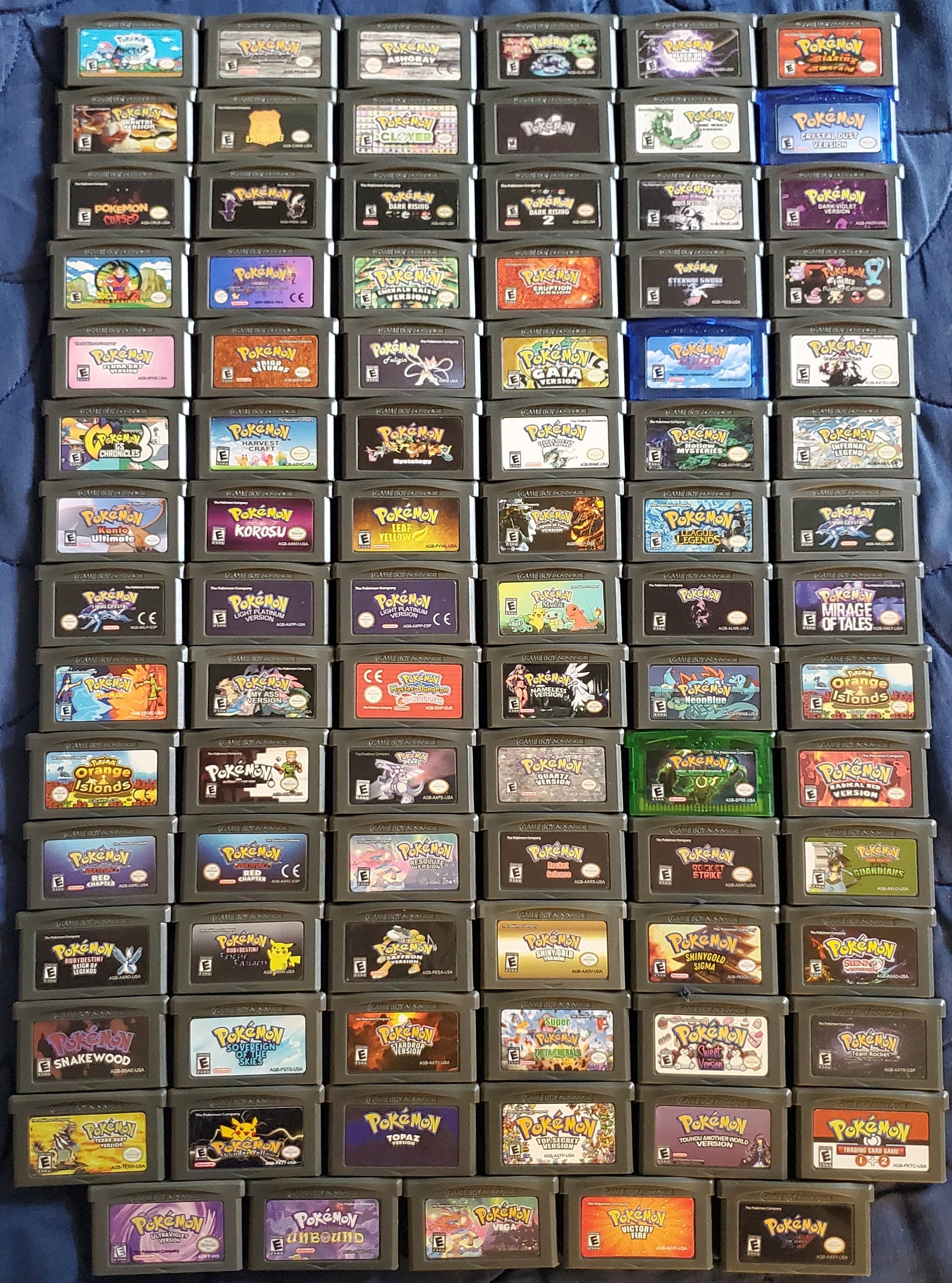 gba roms pokemon trading card game Pokemon ROM Hacks GBA Video Game Cartridges Custom – VintageVideoGameStore