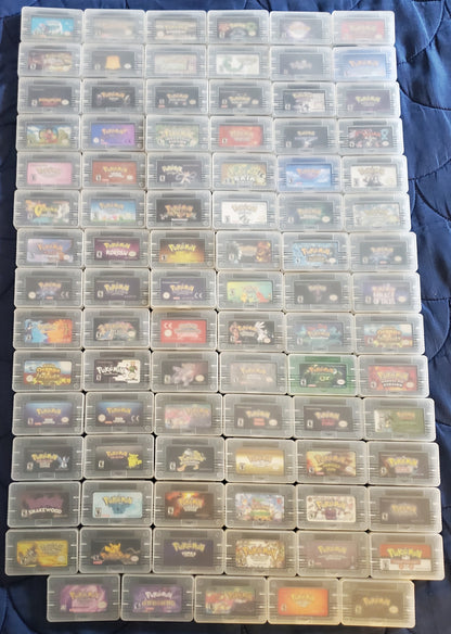 Pokemon ROM Hacks GBA Video Game Cartridges Custom Gameboy Advance